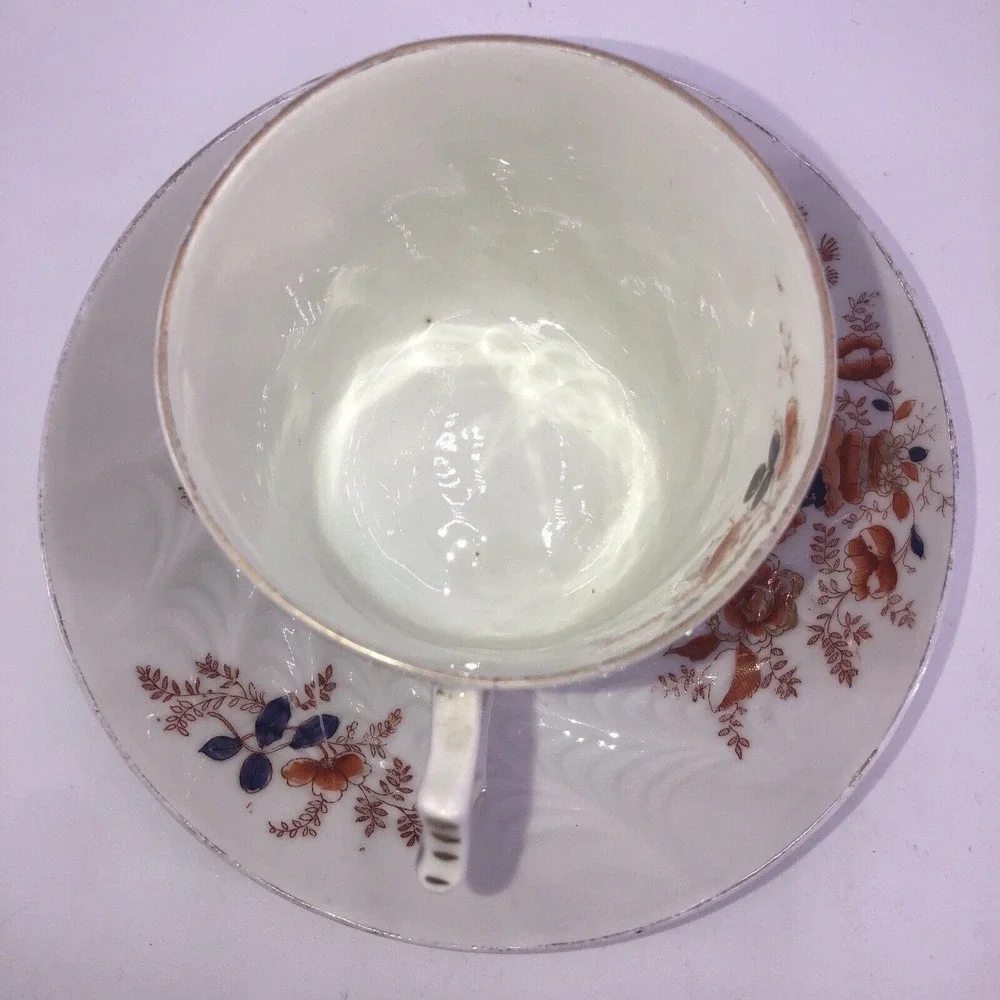 Cup & Saucer Minton Amherst Japan Ironstone Ware Numbered Vintage Butterfly Gift